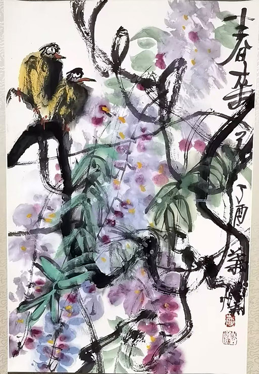 作者：叶烂&nbsp;花鸟&nbsp;￥：协商&nbsp;单击鼠标查看大图！