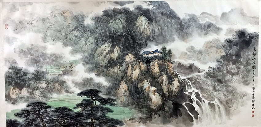 作者：傅瑜明&nbsp;山水 &nbsp;￥：协商&nbsp;单击鼠标查看大图！