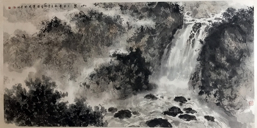 作者：傅瑜明&nbsp;山水 &nbsp;￥：协商&nbsp;单击鼠标查看大图！