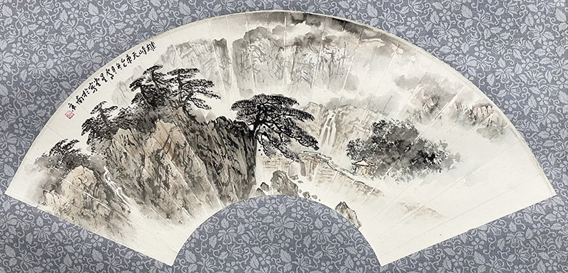 作者：卢星堂&nbsp;扇面&nbsp;￥：协商&nbsp;单击鼠标查看大图！