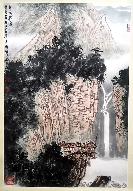 作者：洪维勤&nbsp;山水&nbsp;￥：协商&nbsp;单击鼠标查看大图！