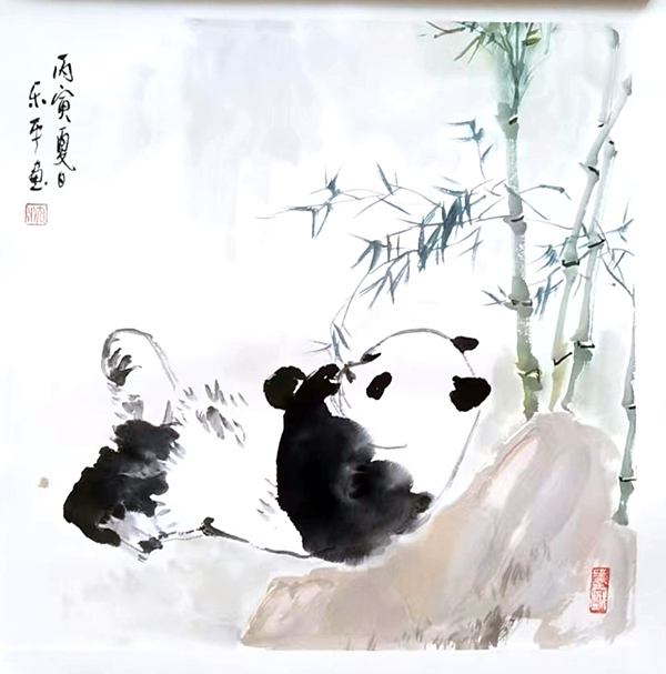 作者：沈乐平&nbsp;花鸟&nbsp;￥：协商&nbsp;单击鼠标查看大图！