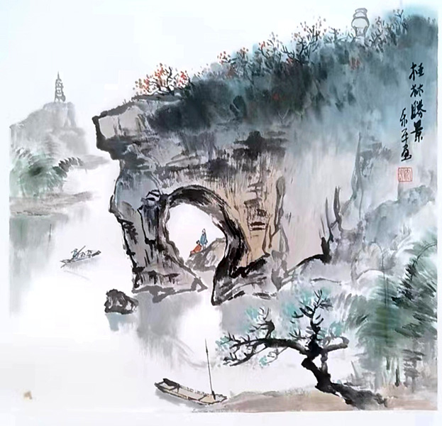 作者：沈乐平&nbsp;山水&nbsp;￥：协商&nbsp;单击鼠标查看大图！