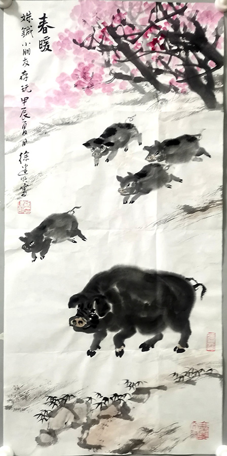 作者：徐建明&nbsp;花鸟&nbsp;￥：协商&nbsp;单击鼠标查看大图！