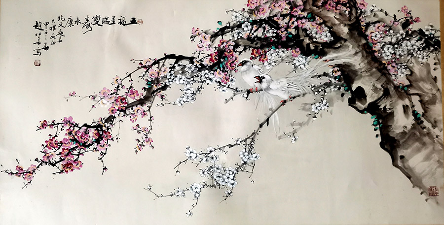 作者：赵松泉&nbsp;花鸟&nbsp;￥：协商&nbsp;单击鼠标查看大图！