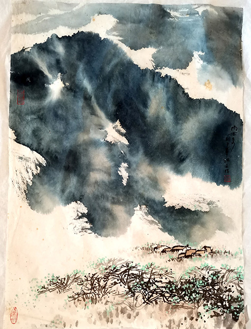 作者：章炳文&nbsp;山水&nbsp;￥：协商&nbsp;单击鼠标查看大图！