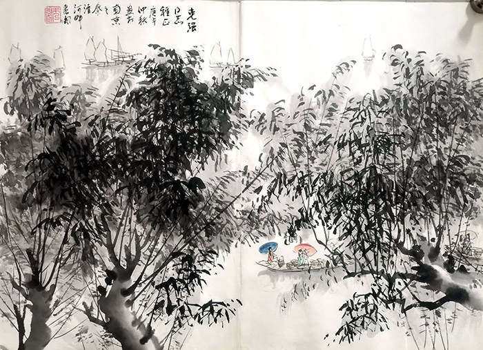 作者：丁秀阁&nbsp;山水  &nbsp;￥：协商&nbsp;单击鼠标查看大图！