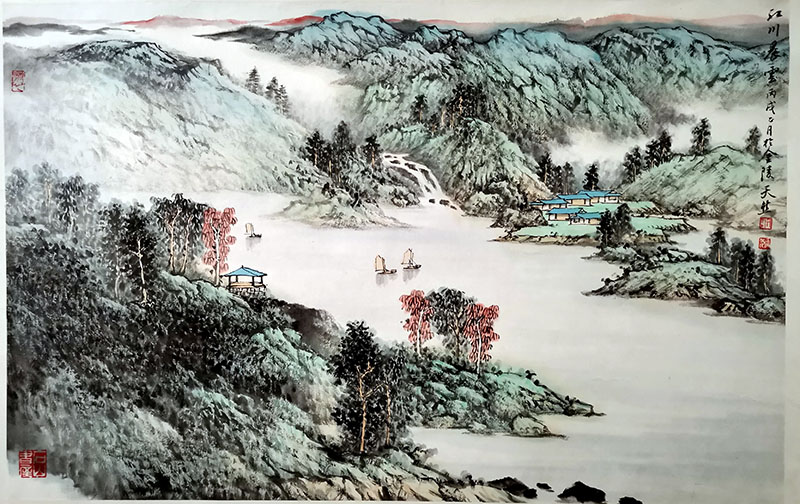 作者：许坚&nbsp;山水 &nbsp;￥：协商&nbsp;单击鼠标查看大图！