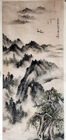 作者：许公泽&nbsp;山水&nbsp;￥：赏真阁藏品&nbsp;单击鼠标查看详细介绍！