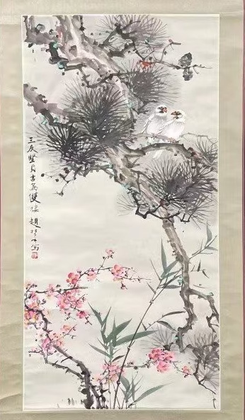 作者：赵松泉&nbsp;花鸟&nbsp;￥：协商&nbsp;单击鼠标查看大图！