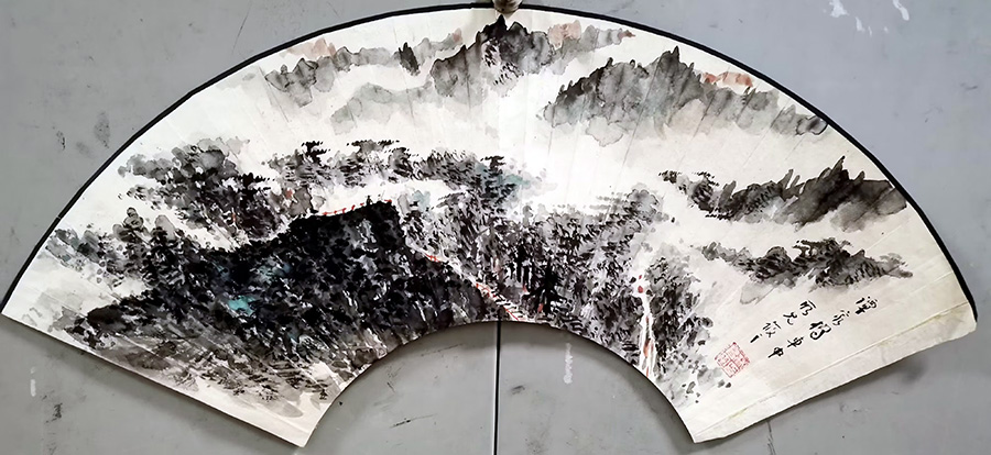 作者：林筱之&nbsp;扇面&nbsp;￥：协商&nbsp;单击鼠标查看大图！