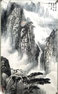 作者：童乃寿&nbsp;山水&nbsp;￥：协商&nbsp;单击鼠标查看详细介绍！