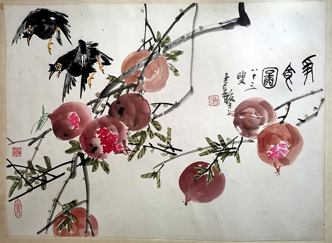 作者：张继馨&nbsp;花鸟&nbsp;￥：协商&nbsp;单击鼠标查看大图！