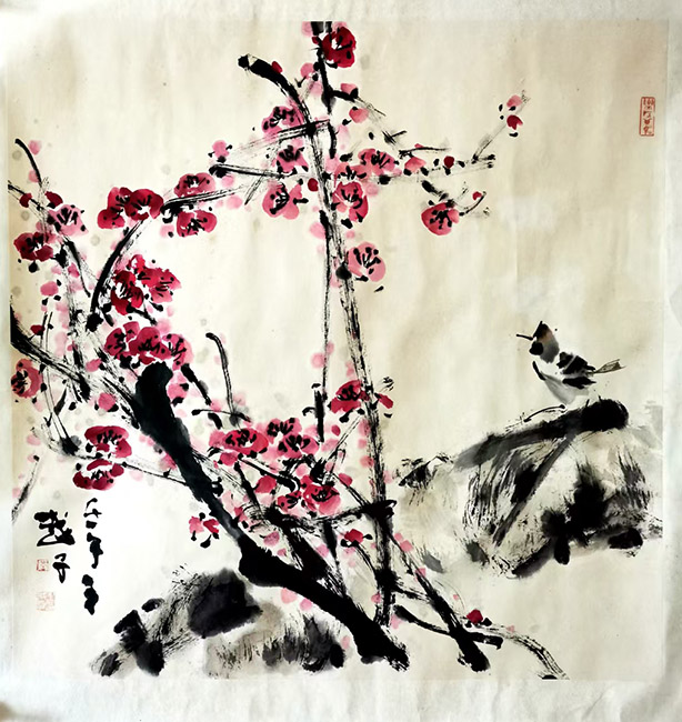 作者：陆越子&nbsp;花鸟&nbsp;￥：协商&nbsp;单击鼠标查看大图！