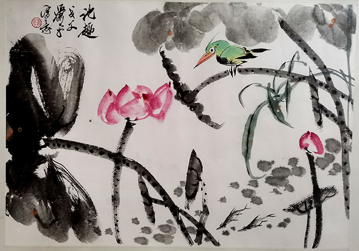 作者：萧平&nbsp;花鸟&nbsp;￥：协商&nbsp;单击鼠标查看大图！