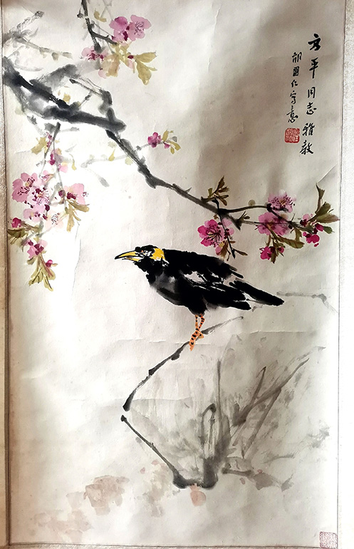 作者：胡国仁&nbsp;花鸟&nbsp;￥：协商&nbsp;单击鼠标查看大图！