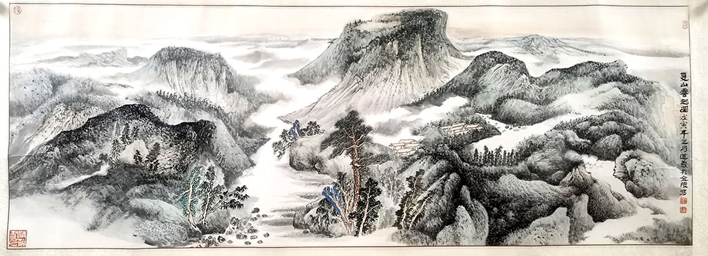 作者：钟道义&nbsp;山水&nbsp;￥：协商&nbsp;单击鼠标查看大图！