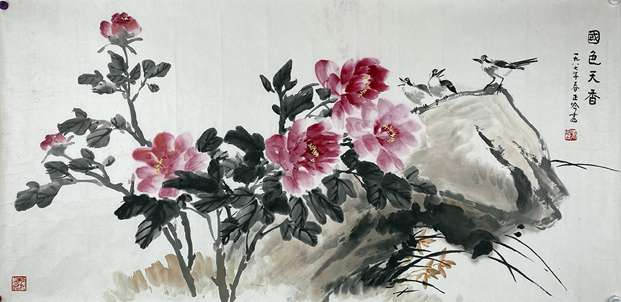 作者：张正吟&nbsp;花鸟&nbsp;￥：协商&nbsp;单击鼠标查看大图！