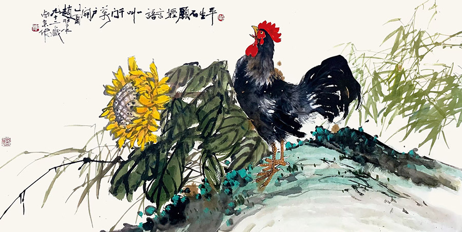 作者：赵松泉&nbsp;花鸟&nbsp;￥：协商&nbsp;单击鼠标查看大图！