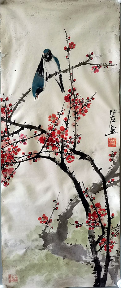 作者：詹仁左&nbsp;花鸟&nbsp;￥：协商&nbsp;单击鼠标查看大图！