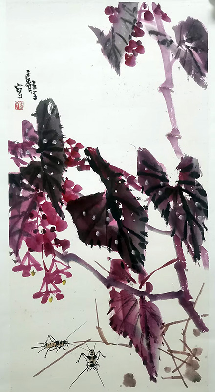 作者：张继馨&nbsp;花鸟&nbsp;￥：协商&nbsp;单击鼠标查看大图！