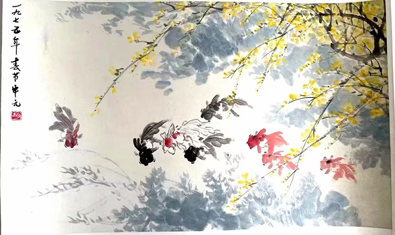 作者：胡中元&nbsp;花鸟&nbsp;￥：协商&nbsp;单击鼠标查看大图！