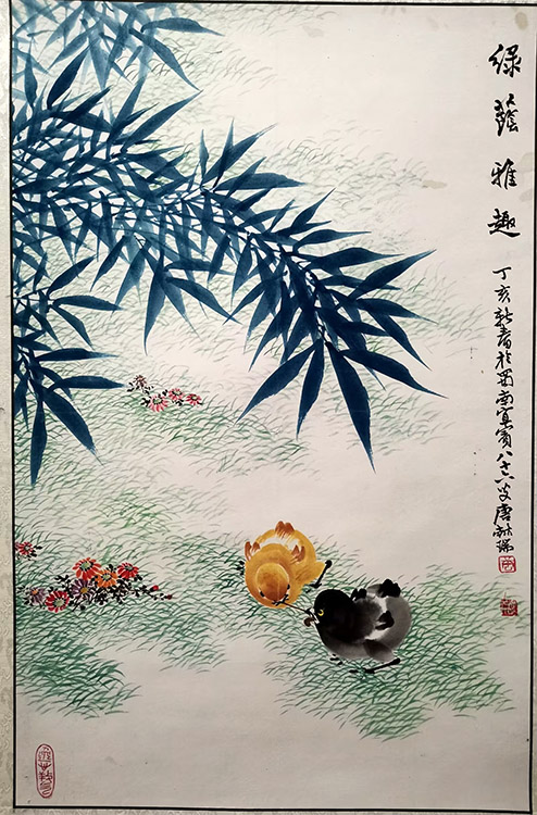 作者：唐献瑞&nbsp;花鸟&nbsp;￥：协商&nbsp;单击鼠标查看大图！