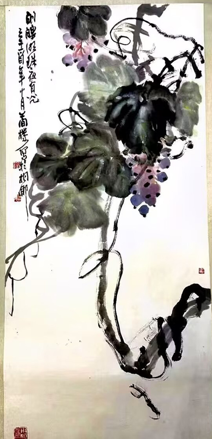 作者：曹简楼&nbsp;花鸟&nbsp;￥：协商&nbsp;单击鼠标查看大图！