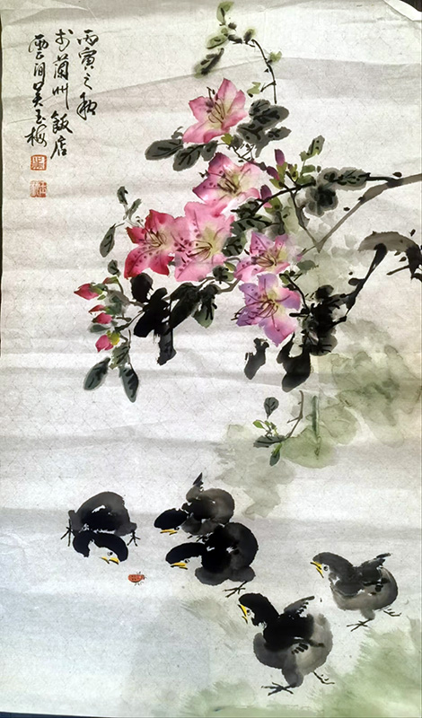 作者：吴玉梅&nbsp;花鸟&nbsp;￥：协商&nbsp;单击鼠标查看大图！