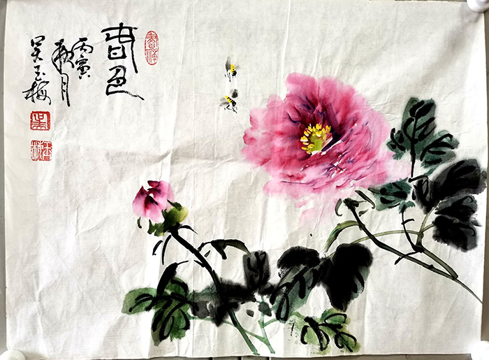 作者：吴玉梅&nbsp;花鸟&nbsp;￥：协商&nbsp;单击鼠标查看大图！