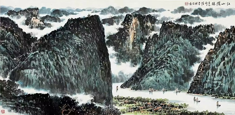 作者：张学成&nbsp;山水&nbsp;￥：协商&nbsp;单击鼠标查看大图！