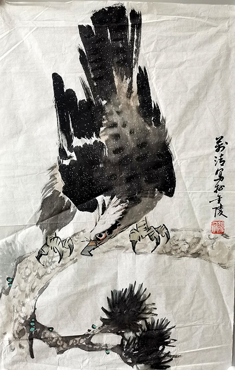 作者：魏万清&nbsp;花鸟&nbsp;￥：协商&nbsp;单击鼠标查看大图！