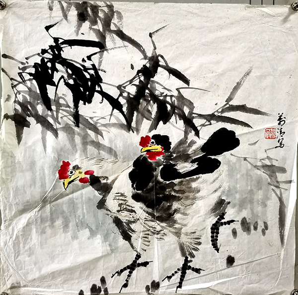 作者：魏万清&nbsp;花鸟&nbsp;￥：协商&nbsp;单击鼠标查看大图！