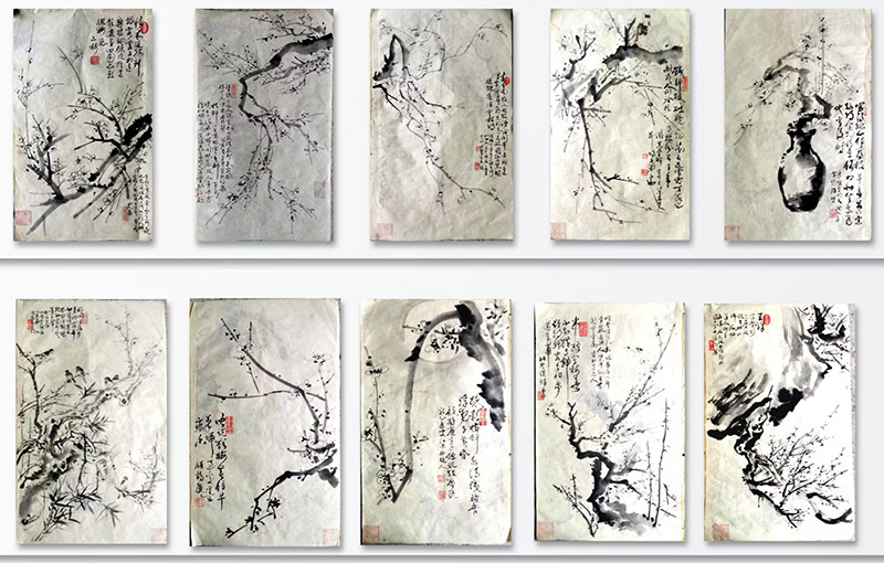 作者：韩少婴&nbsp;花鸟 梅谱&nbsp;￥：协商&nbsp;单击鼠标查看大图！