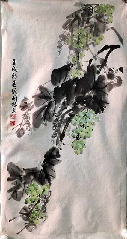 作者：张关林&nbsp;花鸟&nbsp;￥：协商&nbsp;单击鼠标查看大图！