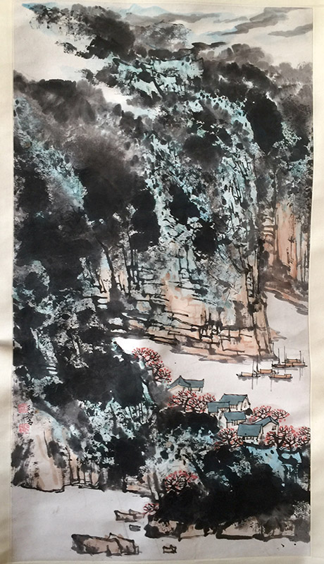 作者：宋玉麟&nbsp;山水  &nbsp;￥：协商&nbsp;单击鼠标查看大图！