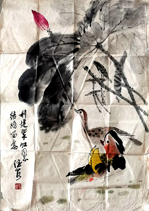 作者：张德泉&nbsp;花鸟&nbsp;￥：协商&nbsp;单击鼠标查看大图！