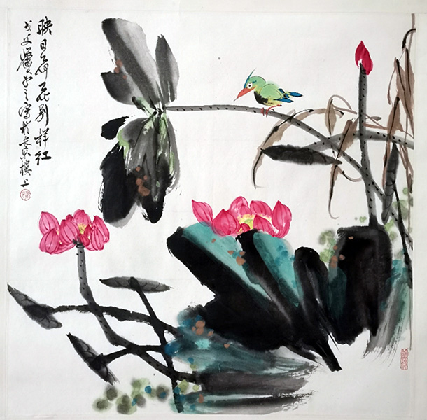 作者：萧平&nbsp;花鸟&nbsp;￥：协商&nbsp;单击鼠标查看大图！