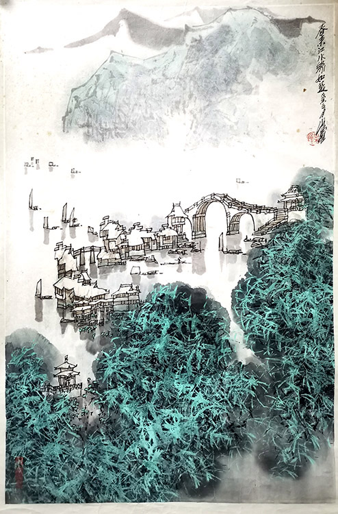 作者：叶维&nbsp;山水 &nbsp;￥：协商&nbsp;单击鼠标查看大图！