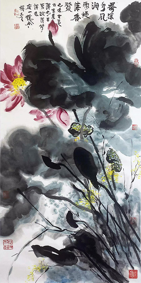 作者：杨彦&nbsp;荷风送香&nbsp;￥：协商&nbsp;单击鼠标查看大图！