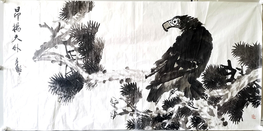 作者：张继馨&nbsp;花鸟&nbsp;￥：协商&nbsp;单击鼠标查看大图！