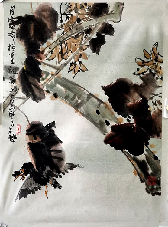 作者：张继馨&nbsp;花鸟&nbsp;￥：协商&nbsp;单击鼠标查看大图！