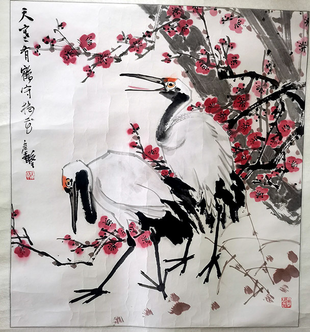 作者：张继馨&nbsp;花鸟&nbsp;￥：协商&nbsp;单击鼠标查看大图！