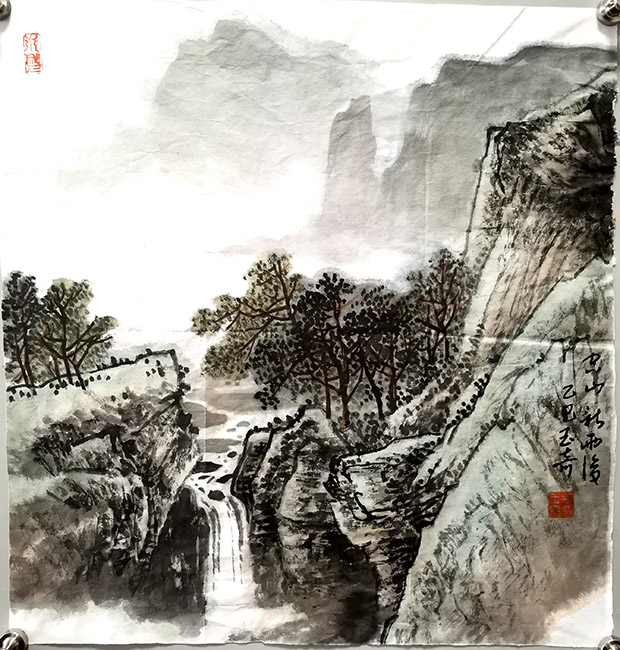 作者：佘玉奇 &nbsp;山水 &nbsp;￥：协商&nbsp;单击鼠标查看大图！