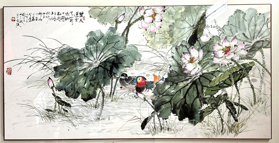 作者：赵松泉&nbsp;花鸟&nbsp;￥：协商&nbsp;单击鼠标查看大图！