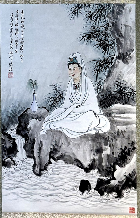 作者：钱定一&nbsp;观音&nbsp;￥：协商&nbsp;单击鼠标查看大图！