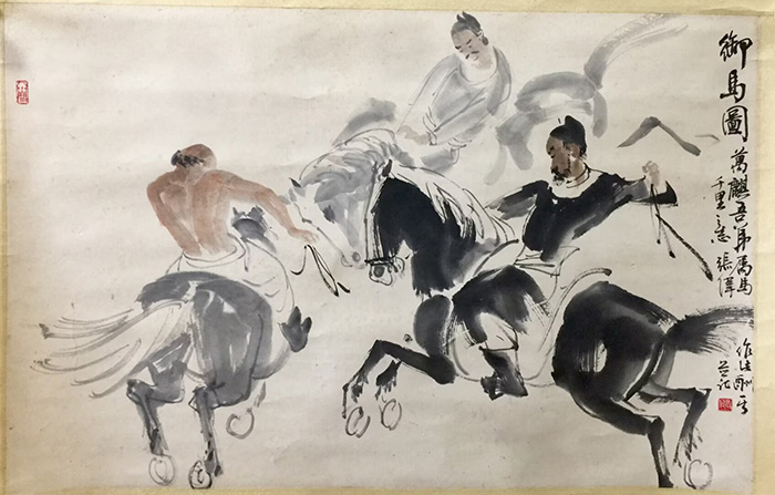 作者：张伟&nbsp;御马图&nbsp;￥：协商&nbsp;单击鼠标查看大图！